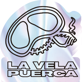 Sticker Vela Puerca